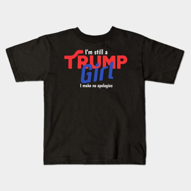 Trump Girl Kids T-Shirt by Horisondesignz